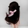Hair for dolls "wavy with a tail" size is small, color 4a