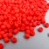 Glass beads 6/0 "matte. Red Chestan" 30 g