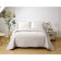A set with a veil "Marisol", size 230x250 cm, 50x70 cm - 2 pcs, lilac color