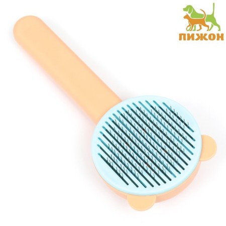 Pucrhester plastic "cat" with self -cleaning function, 8.5 x 20 cm, orange