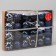 Set of balls plastic D-4.5 cm, 24 pcs "Frosty patterns" blue