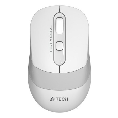 Mouse A4Tech FSTYLER FG10S White/Gray optical (2000DPI) Silent Wireless USB for a laptop 102944