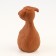 Pode-Kuglya squeal toy, 14 cm, brown/pink