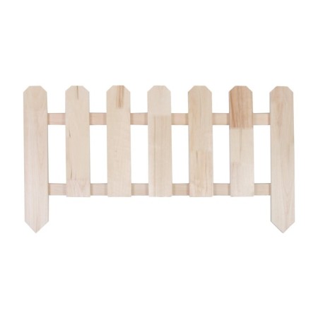 Decorative fence, 45 × 110 cm, 1 section, wood, "double bevels", Greengo-6