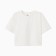 T-shirt shortened female Minaku Oversize Fit: Color Ecrew, rr 46