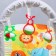 Shakelong - a rocking chair for newborns "Africa", game arc, toys mix