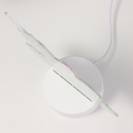 Lamp "Unicorn" LED 3000K USB/from batteries 3haa white 16.3x9x23 cm-6