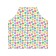 Apron of a kitchen with a photo print "Rainbow of hearts", adjustable, size OS