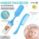A set of combs with a rattle "Baby", 2 pcs., Blue color, Mix drawing
