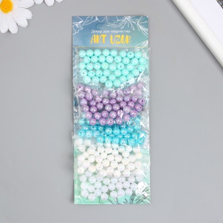 Beads for creativity Plastic "Material Wave" nr 5 colors x 10 g d = 0.8 cm 929200-4