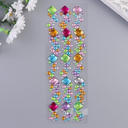 Sticker Plastic Ryza "Multi -colored Squares" MIX 27.5x10 cm-2