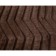 Climeninine bedspread, size 210x230 cm, chocolate color