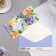Money envelope "Happy Birthday!" yellow background, hydrangea, 8x16 cm