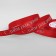 Satin tape "Happy birthday", 15 mm × 23 ± 1 m, red color