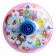 Yula "Rainbow" with a light effect, D-12 cm, mix