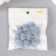 Decor for creativity Artificial fur "ball" blue-gray set 10 pcs d = 2 cm
