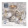 New Year's napkins Paper Home Collection “Festive still life, silver”, 3 layers, 33x33 cm, 20 pcs