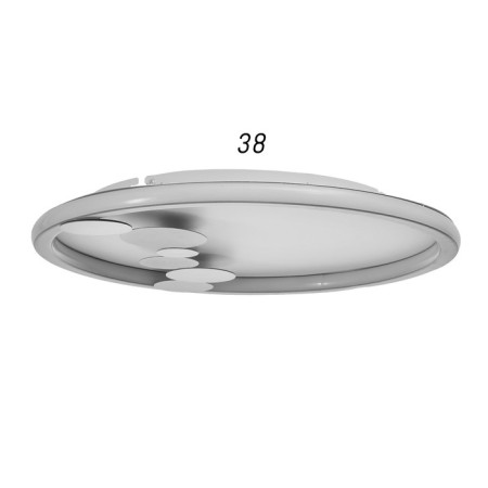 Causteen with PDU 2215/1 LED 122W Dimmer gray-gold 50x50x7 cm Bayerlux-8