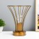 Board Lamp "Chilly" E27 40W gold 18x18x19cm Risalux