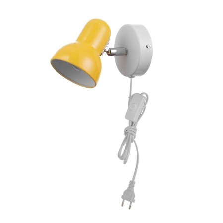 Sconces with the Sevantos wire E27 40W yellow 9x9x14 cm-3
