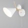 Sconces Apart, 1x60W E14, color gold, white