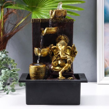 The desktop fountain from the Golden Ganesh network at the waterfall, Greek pattern "35x20x25 cm
