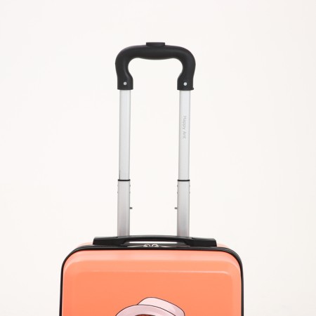 Small suitcase 16 "On the zipper, the color is orange-3