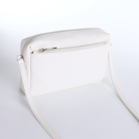 Women's bag with lightning, white color-6