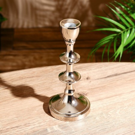 Aluminum "Ring" for 1 candle 9x9x19.5 cm-2