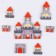 Board Velcro game "Castle"