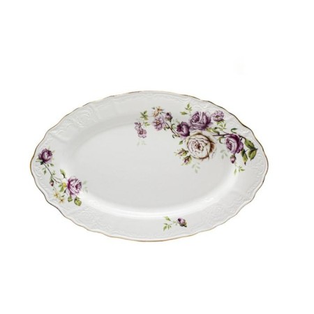 Oval dish Lenardi Maria Rose, length 30 cm
