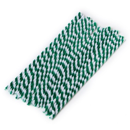 Sinel wire two -color, set 50 pcs., White and green color-2