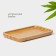 Bellatenero Striata supply dish 25 × 14 × 2 cm, bamboo
