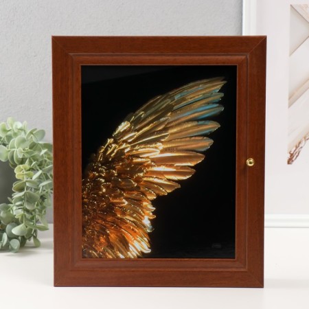 Key "Wing" 26x31cm walnut