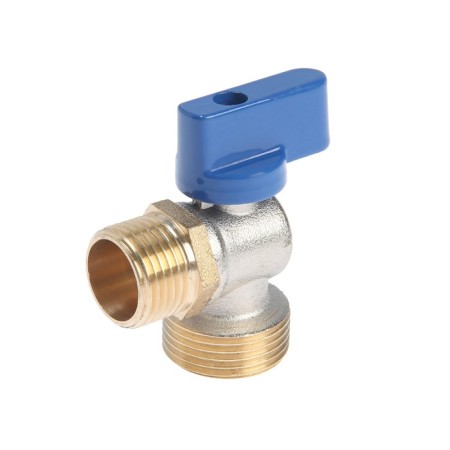 Ballic zein English tap for connecting household appliances, corner, 1/2 "x 3/4", brass-1
