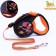 Roulette "Piggon" with a rubberized handle, 8 m, up to 50 kg, cable, black-orange