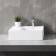 ABBER STEIN AS2644 R sink, suspended, 560x385x160 mm, right, white