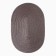 Serving shade "Oval", central-brown, 45*30 cm