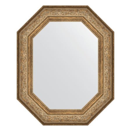 Mirror in the baguette frame, vignette antique bronze 109 mm, 65x80 cm