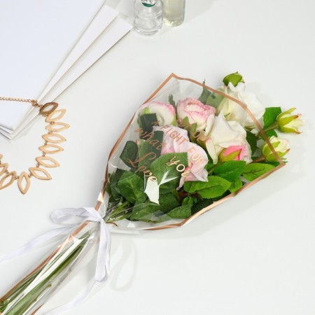 Love packet, white, 28 x 9 x 43.5 cm