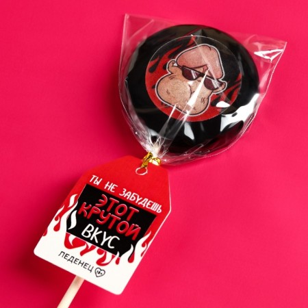 Lollipop with a seal on a wand "Cool taste": taste: Cola, 25 g. (18+)-4