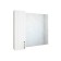 Cabinet-mirror Gloria 85 left, white matte
