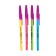 Ballic handle W-219 color, node 0.7 mm, blue ink, mix