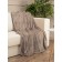 Texrepublic blanket, size 140x200 cm, beige color