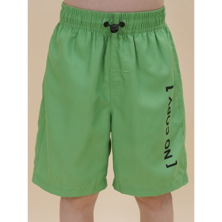 Bathing shorts for a boy, height 134 cm, apple color