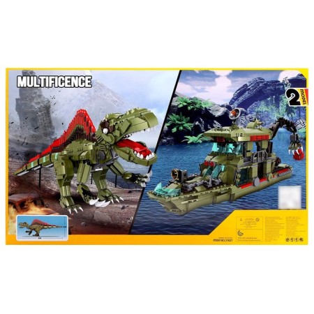 Block designer "Dinobot", 2 assembly options, 1064 parts-3
