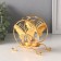 Summary Metal for 1 candle "Butterfly in a circle" d = 4.5 cm gold 6.2x11.2x10.5 cm