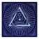Groundpress for fortune telling velvet "Oracle Eye", 50x50 cm, 16+