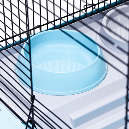 Cage for chinchilla "Pijon" No. 10, collapsible, 58 x 40 x 88, turquoise-7