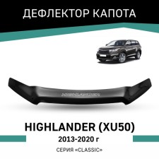 Defly hood deflector for Toyota Highlander (XU50), 2013-2020